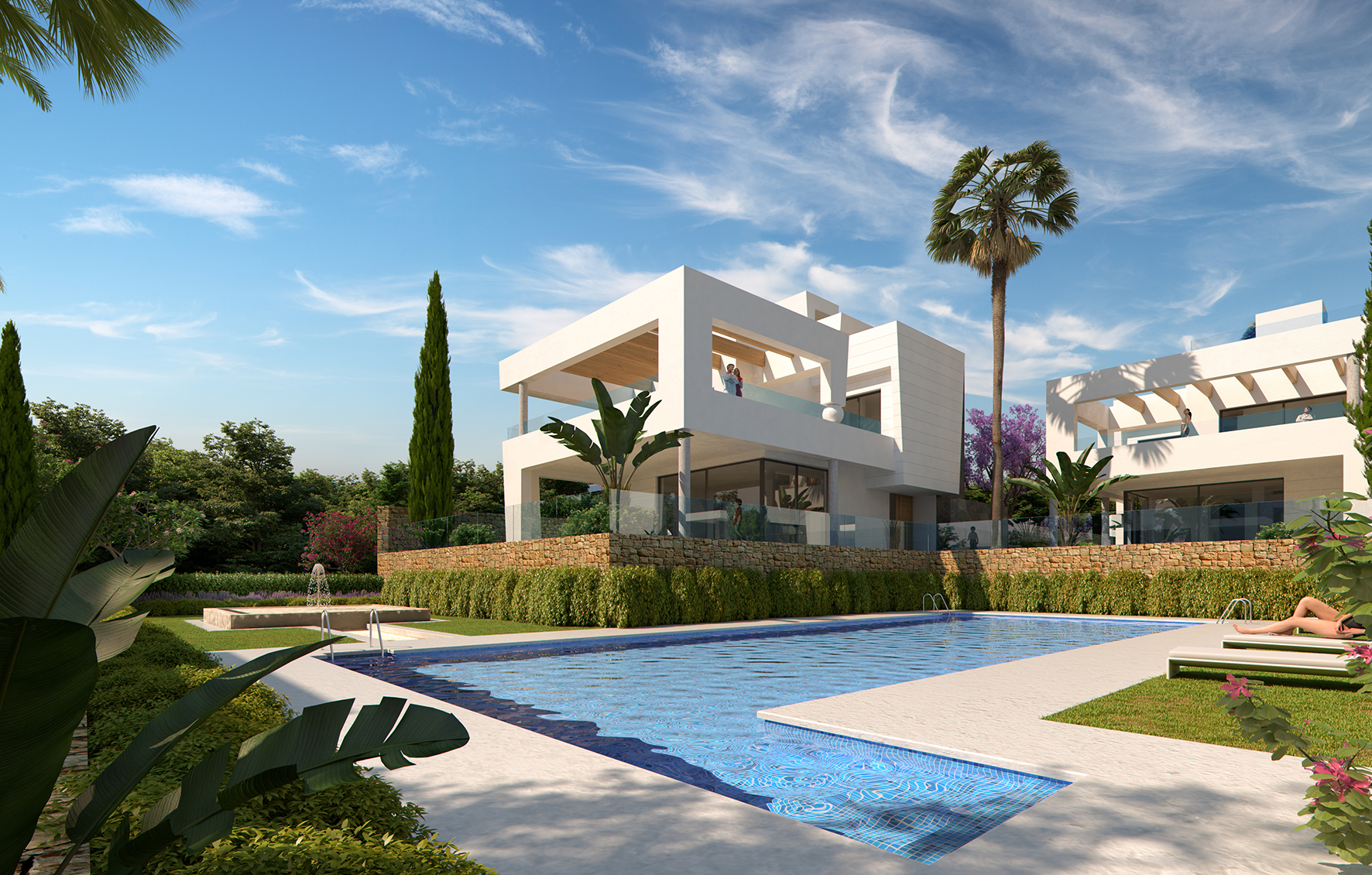 Perlas del Mar, Off plan villas close to the beach and town at San Pedro near Marbella